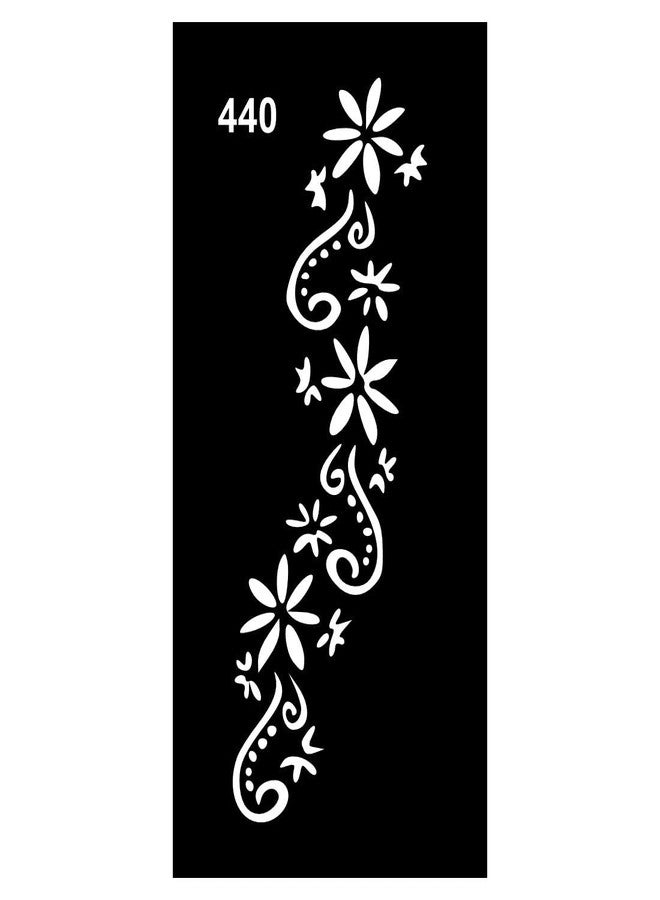 Komstec Beginner Mehndi Sticker Kit with Fine Line and Thick Pattern Combination - Image 1